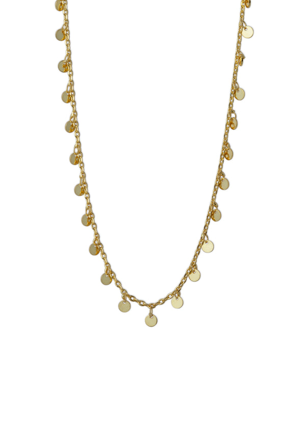 Coins Necklace Gold