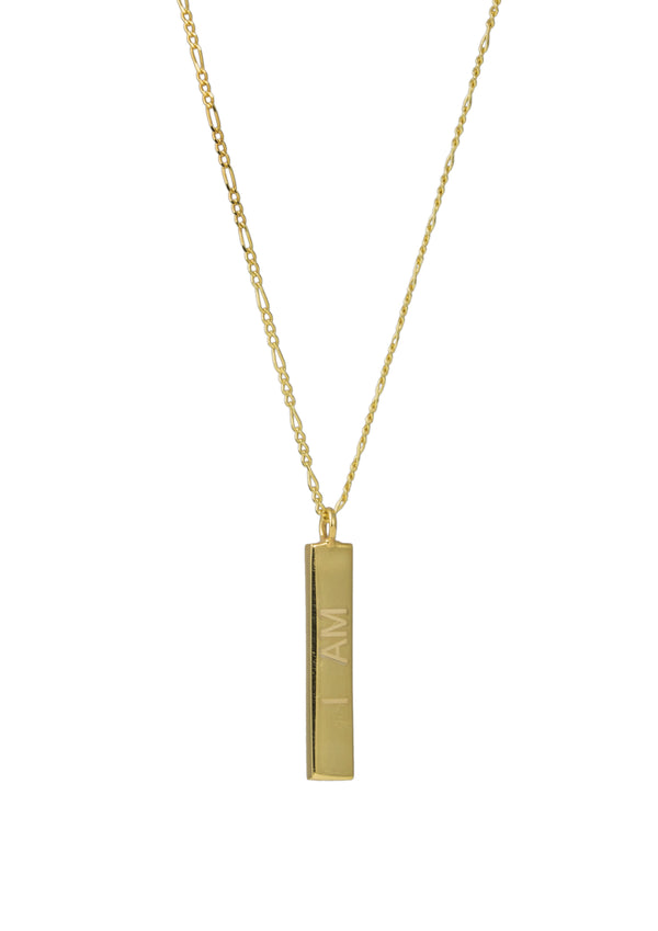 Girlpower Necklace Gold Front