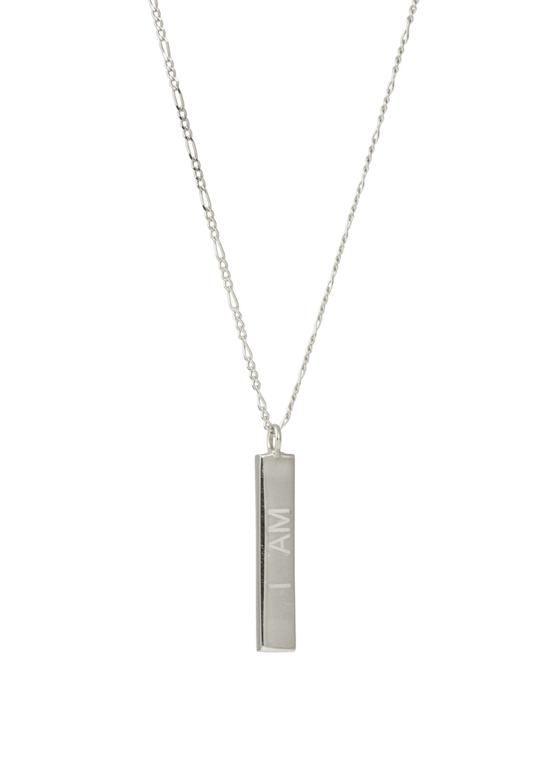Girlpower Necklace Silver front