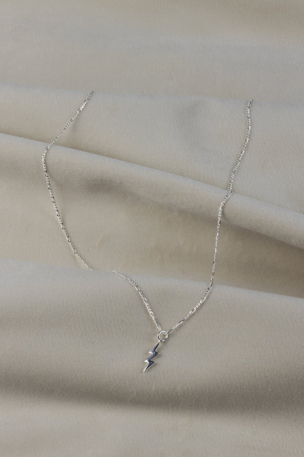 Lightning Silver Necklace