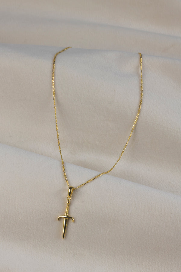 Sword Necklace Gold