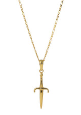 Sword Necklace Gold