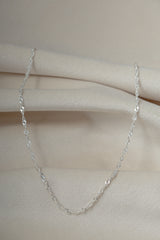 Tara Silver Necklace on textile